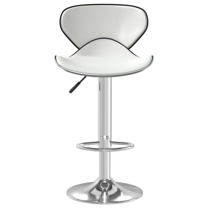 Tabouret de bar Blanc Similicuir – Image 2