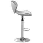 Tabouret de bar Blanc Similicuir – Image 3