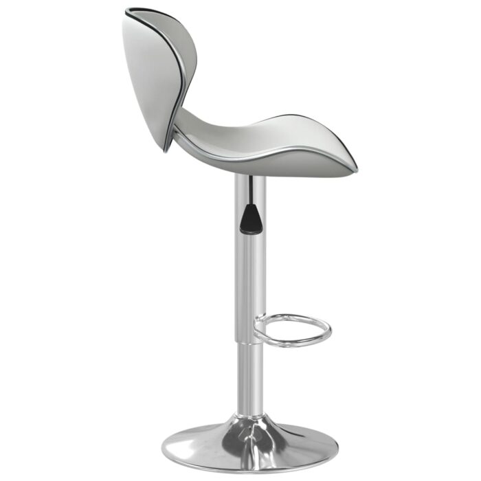 Tabouret de bar Blanc Similicuir – Image 3