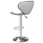 Tabouret de bar Blanc Similicuir – Image 4