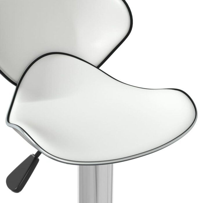Tabouret de bar Blanc Similicuir – Image 5