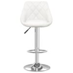 Tabouret de bar Blanc Similicuir – Image 2