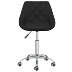 Chaise de bureau pivotante Noir Similicuir – Image 2