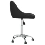 Chaise de bureau pivotante Noir Similicuir – Image 3