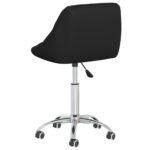 Chaise de bureau pivotante Noir Similicuir – Image 4