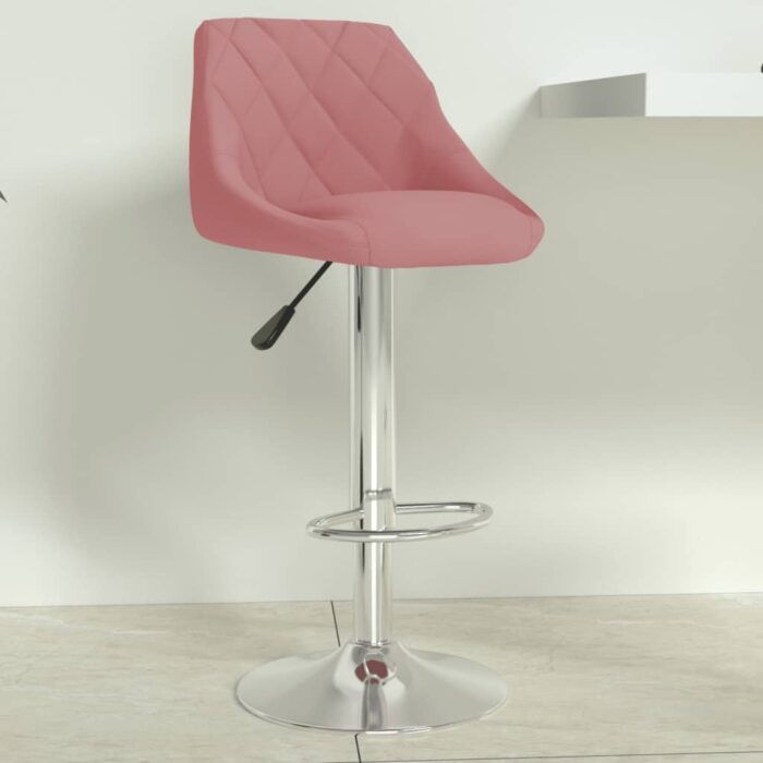 Tabouret de bar Rose Velours – Image 1