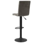 Tabouret de bar Gris foncé Velours – Image 4