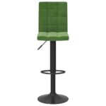 Tabouret de bar Vert foncé Velours – Image 2