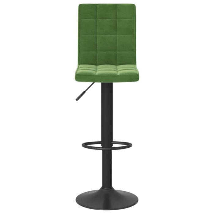 Tabouret de bar Vert foncé Velours – Image 2