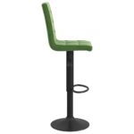 Tabouret de bar Vert foncé Velours – Image 3