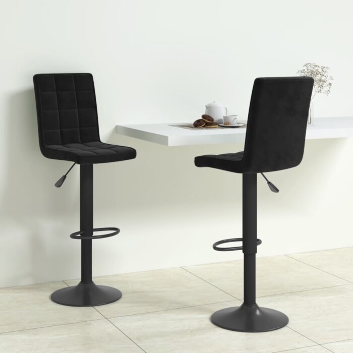 VXL8720286541401_m_en_hd_1.jpg Tabourets de bar lot de 2 noir velours – Image 1