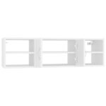 Étagère murale Blanc 102x30x29 cm Bois d’ingénierie – Image 3