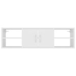 Étagère murale Blanc 102x30x29 cm Bois d’ingénierie – Image 4