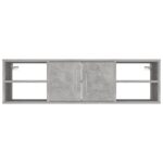 Étagère murale Gris béton 102x30x29 cm Bois d’ingénierie – Image 3