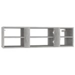 Étagère murale Gris béton 102x30x29 cm Bois d’ingénierie – Image 4
