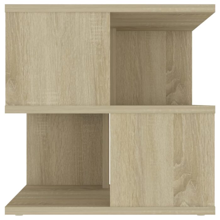 Table d'appoint Chêne sonoma 40x40x40 cm Aggloméré – Image 3