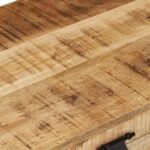 Coffre de rangement Bois massif de manguier brut – Image 8