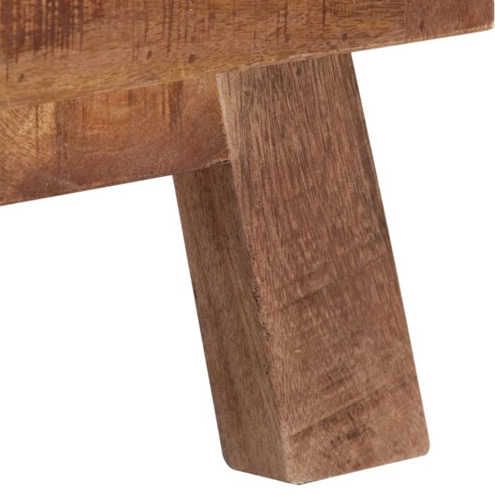 Meuble TV 110x30x40 cm Bois de manguier brut – Image 8