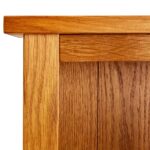 Bibliothèque à 5 étagères 45x22x140 cm Bois de chêne massif – Image 4