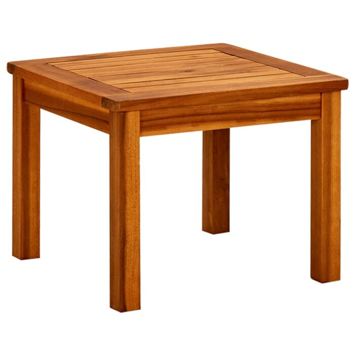 Table basse de jardin 45x45x36 cm Bois solide d'acacia – Image 1
