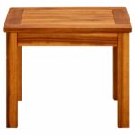 Table basse de jardin 45x45x36 cm Bois solide d'acacia – Image 2