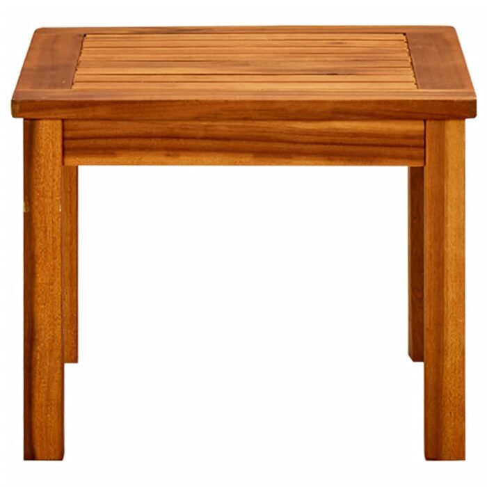 Table basse de jardin 45x45x36 cm Bois solide d'acacia – Image 2
