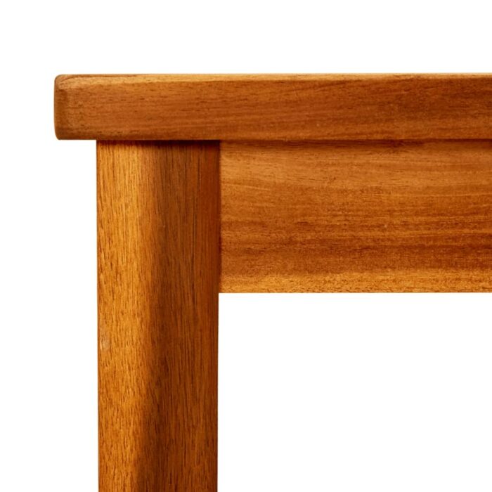 Table basse de jardin 45x45x36 cm Bois solide d'acacia – Image 4