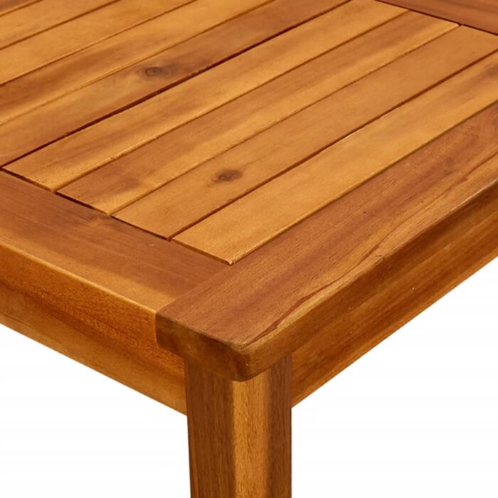 Table basse de jardin 45x45x36 cm Bois solide d'acacia – Image 5