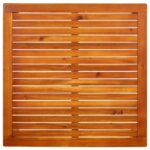 Table basse de jardin 85x85x45 cm Bois solide d'acacia – Image 3