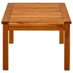 Table basse de jardin 90x50x36 cm Bois solide d'acacia – Image 2