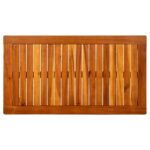 Table basse de jardin 90x50x36 cm Bois solide d'acacia – Image 3