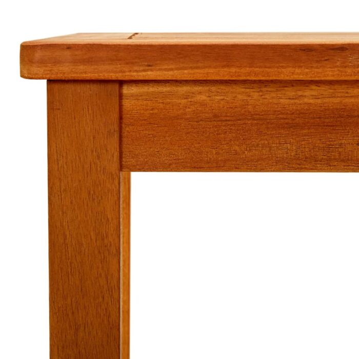 Table basse de jardin 90x50x36 cm Bois solide d'acacia – Image 5