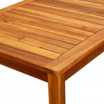 Table basse de jardin 110x60x45 cm Bois solide d'acacia – Image 4