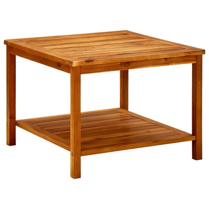 Table basse 60x60x45 cm Bois d'acacia solide – Image 1