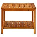 Table basse 60x60x45 cm Bois d'acacia solide – Image 2