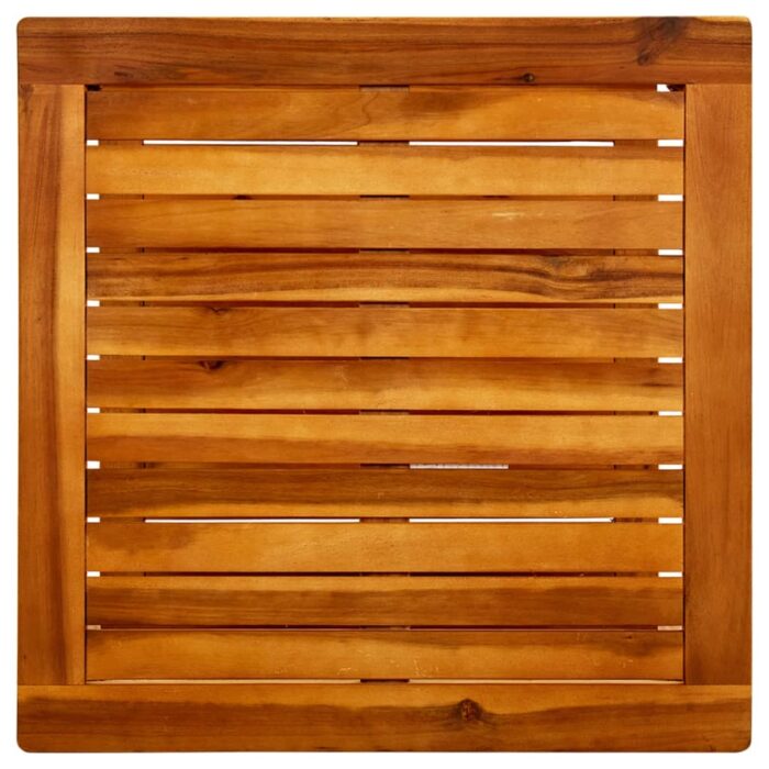 Table basse 60x60x45 cm Bois d'acacia solide – Image 3