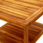 Table basse 60x60x45 cm Bois d'acacia solide – Image 4