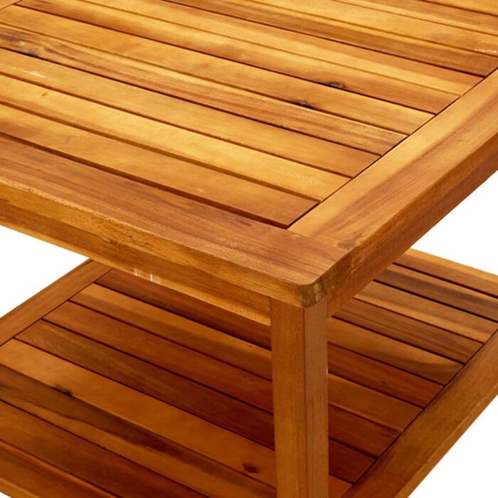 Table basse 60x60x45 cm Bois d'acacia solide – Image 4