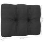 Salon de jardin 2 pcs avec coussins Bois de pin massif – Image 7