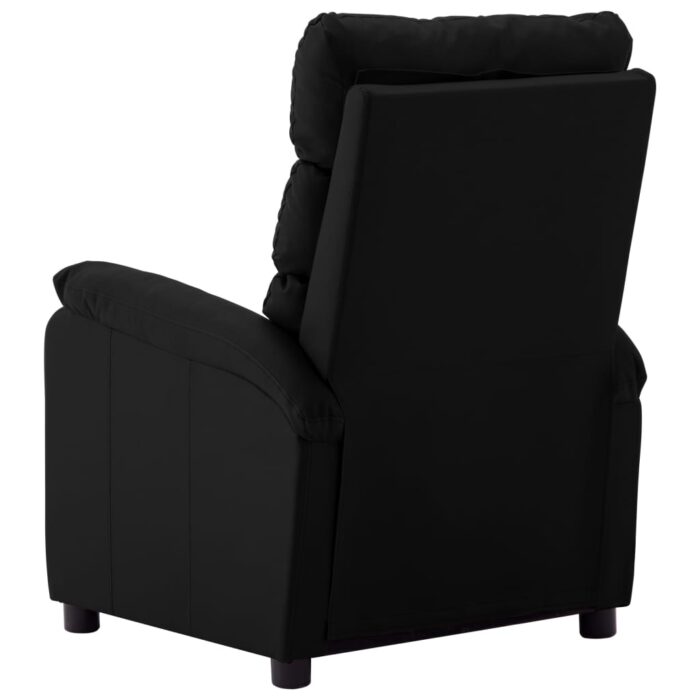 Fauteuil électrique de massage Noir Similicuir – Image 2