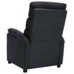 Fauteuil électrique de massage Gris foncé Tissu – Image 4