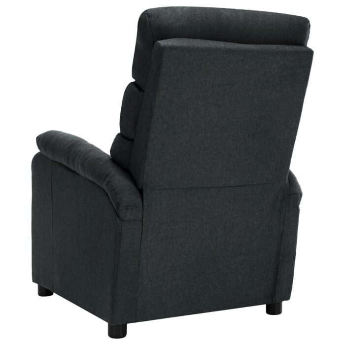 Fauteuil électrique de massage Gris foncé Tissu – Image 4