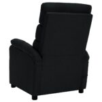 Fauteuil électrique de massage Noir Tissu – Image 4