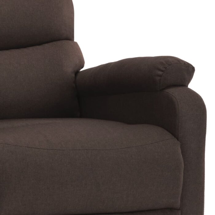 Fauteuil électrique de massage Marron Tissu – Image 2