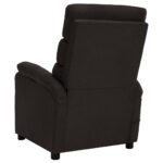 Fauteuil électrique de massage Marron foncé Tissu – Image 3