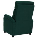 Fauteuil électrique de massage Vert foncé Tissu – Image 3