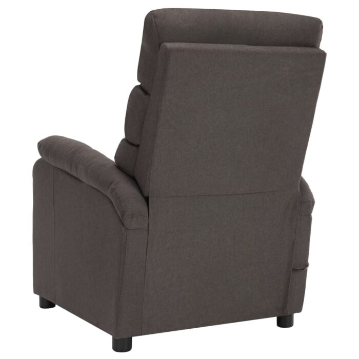 Fauteuil électrique de massage Taupe Tissu – Image 2