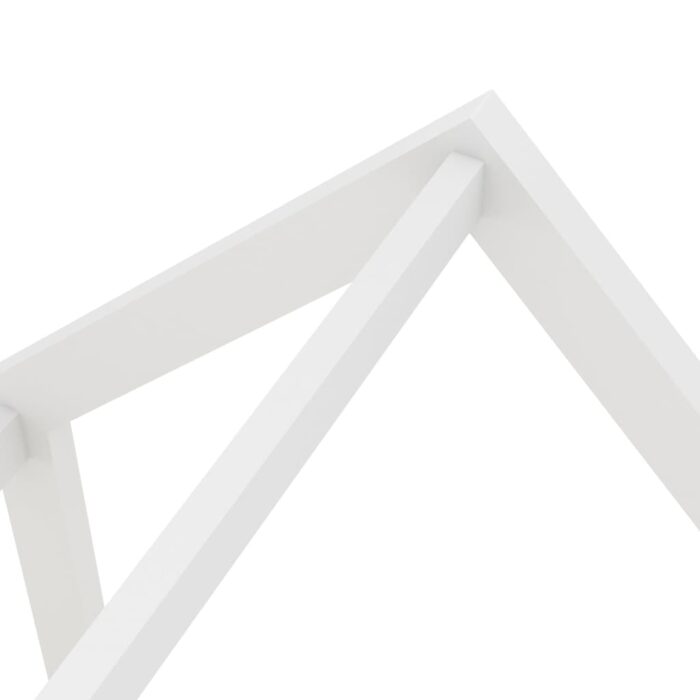 Cadre de lit d'enfant avec tiroirs Blanc Pin massif 90x200 cm – Image 4