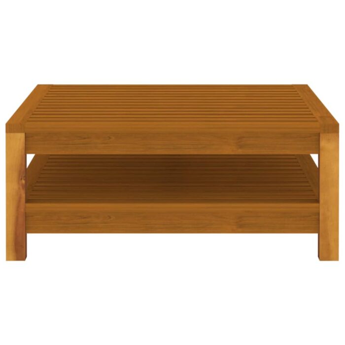 Salon de jardin 3 pcs avec coussins gris foncé Bois d'acacia – Image 10