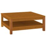 Salon de jardin 3 pcs avec coussins gris foncé Bois d'acacia – Image 9